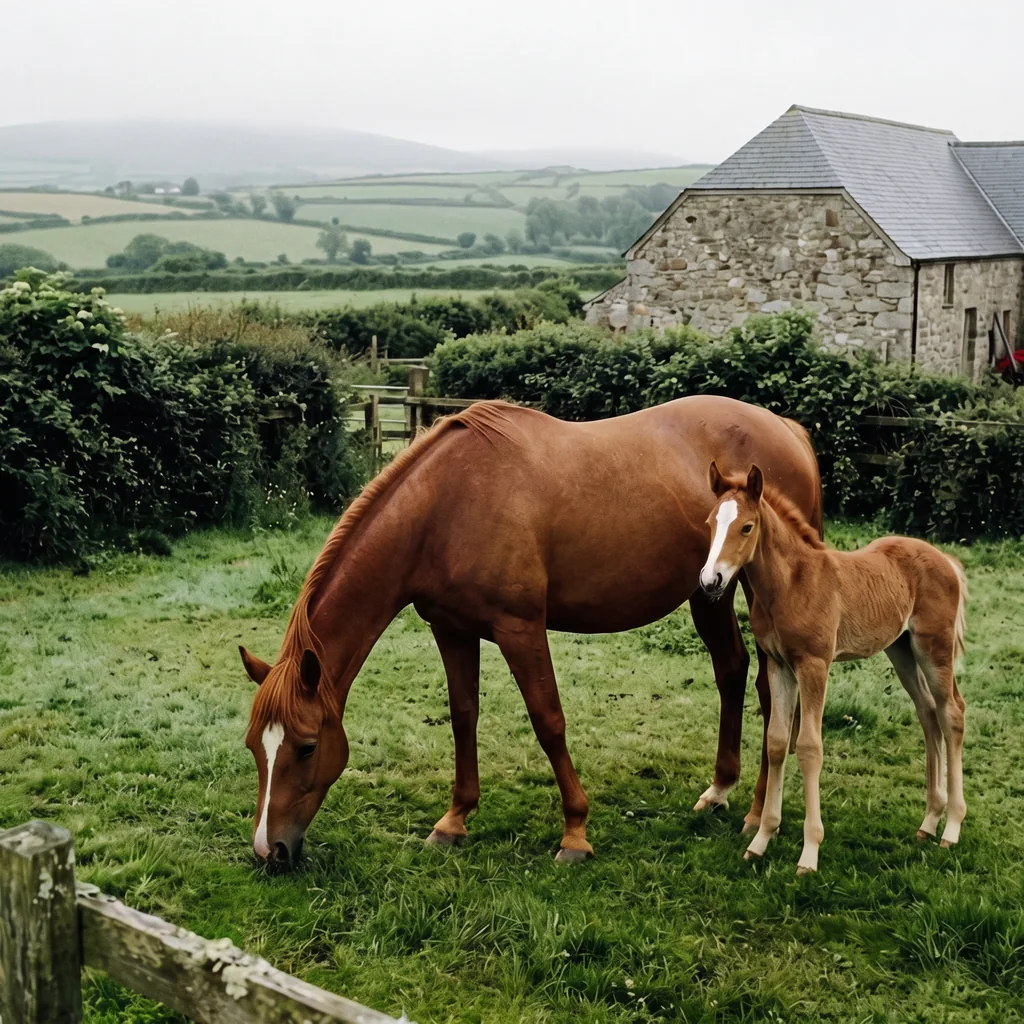 Élevage de chevaux au Domaine des limousines, Écuras
