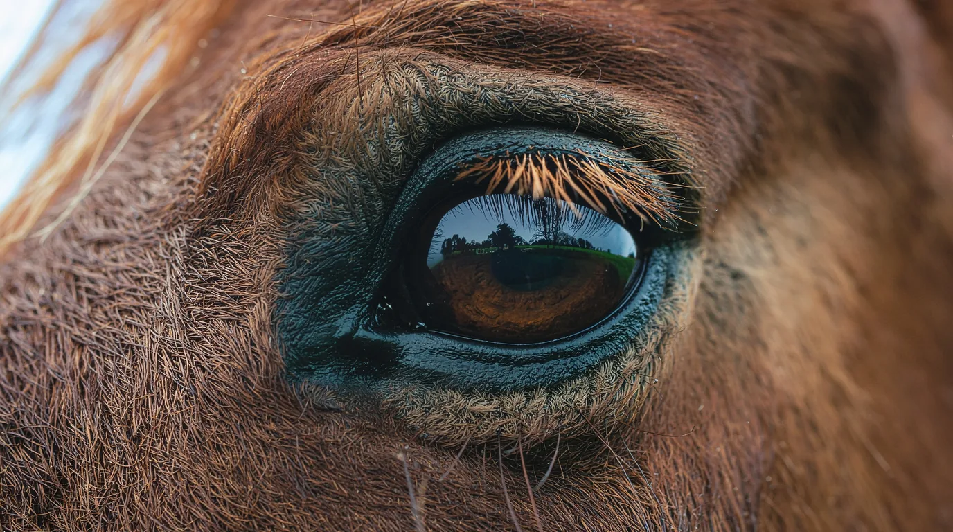 Un regard de cheval au Domaine des limousines, Écuras